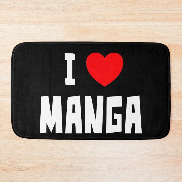 Item preview, I Love Manga (White Text) designed and sold by StudioX27.