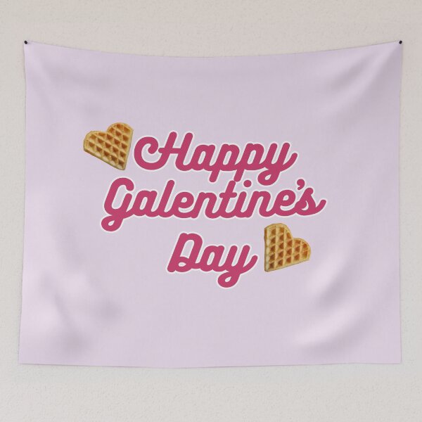 Item preview, HAPPY GALENTINE'S DAY waffle hearts designed and sold by starkle.