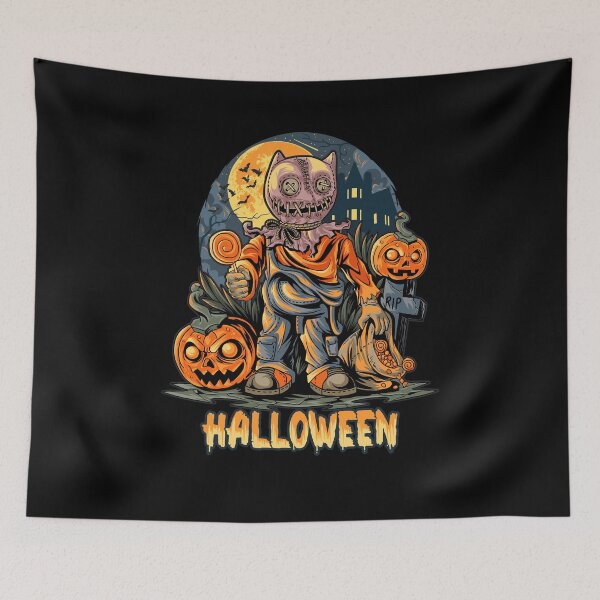 Item preview, Halloween night creepy pumpkin designed and sold by quanlh.