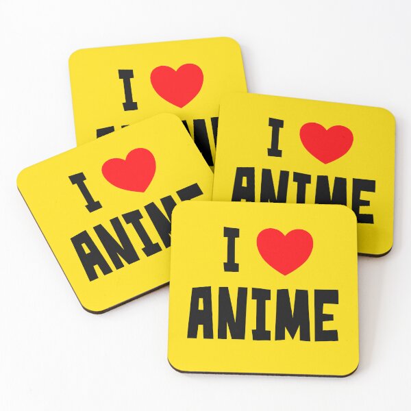 Item preview, I Love Anime (Black Text) designed and sold by StudioX27.