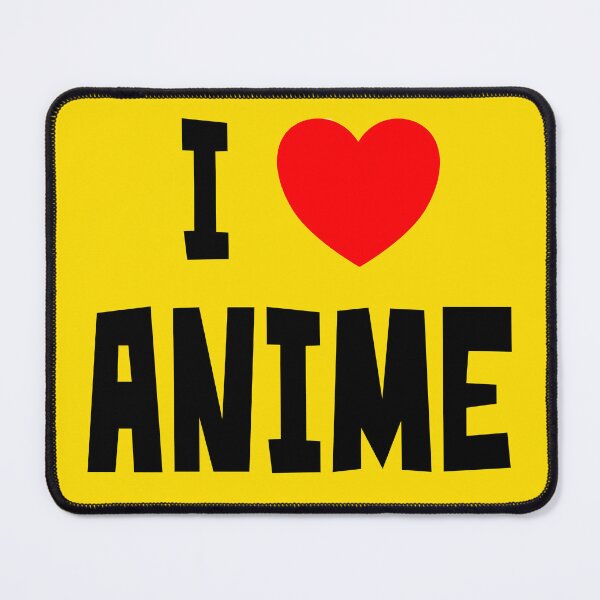 Item preview, I Love Anime (Black Text) designed and sold by StudioX27.
