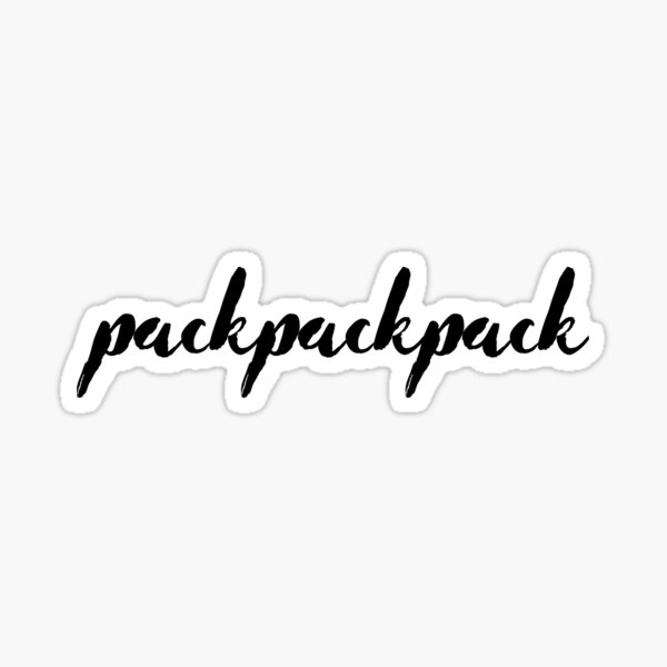 Item preview, packpackpack designed and sold by DashboardLights.