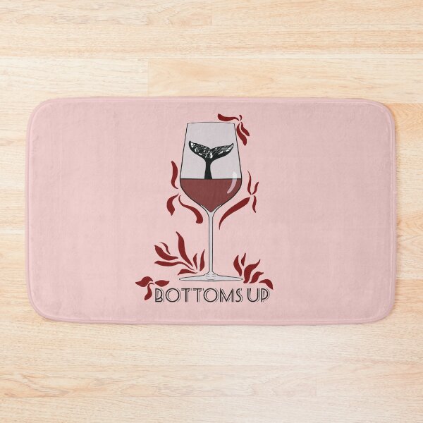 Item preview, Bottoms Up Whale Tail | Red Wine  designed and sold by stuffbyjdohde.