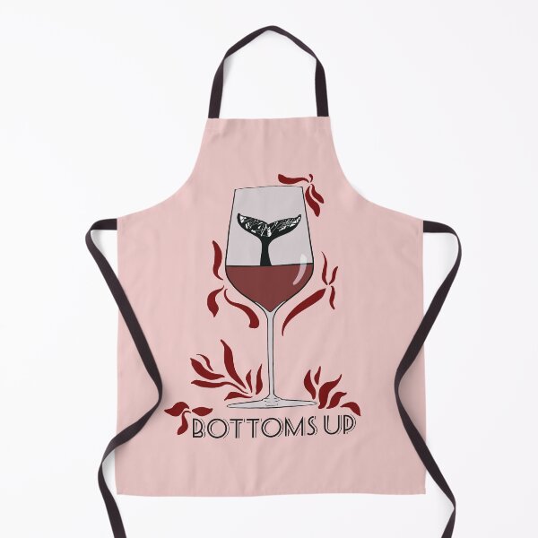 Item preview, Bottoms Up Whale Tail | Red Wine designed and sold by stuffbyjdohde.