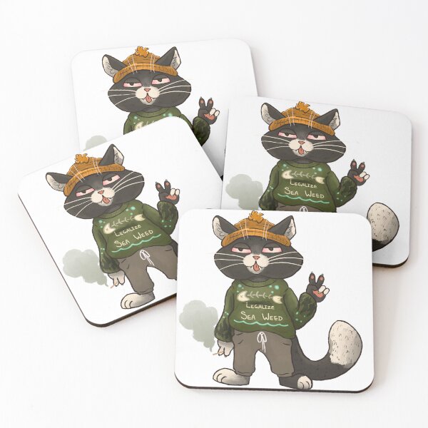 Item preview, stoner cat designed and sold by Oliero-987.