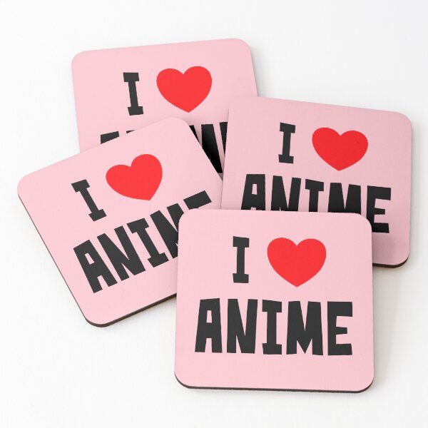 Item preview, I Love Anime (Bubblegum Pink) designed and sold by StudioX27.