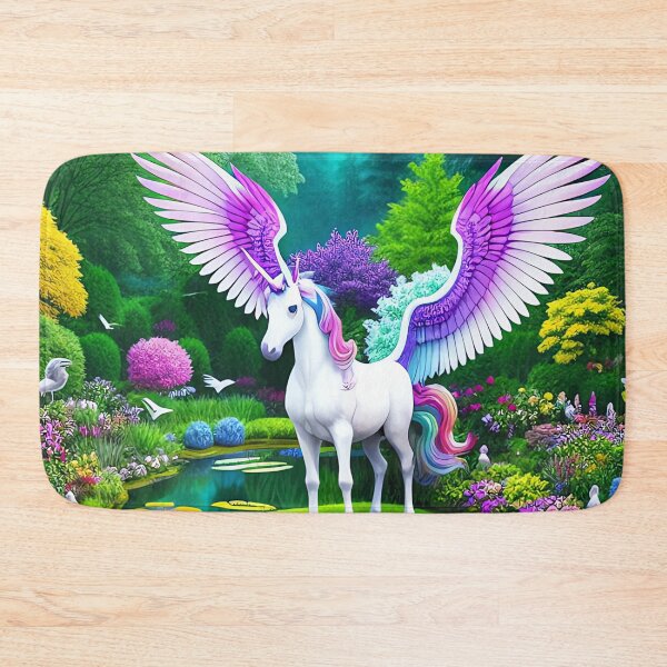 Item preview, Pegasus Unicorn in a Fantasy World designed and sold by purplesensation.