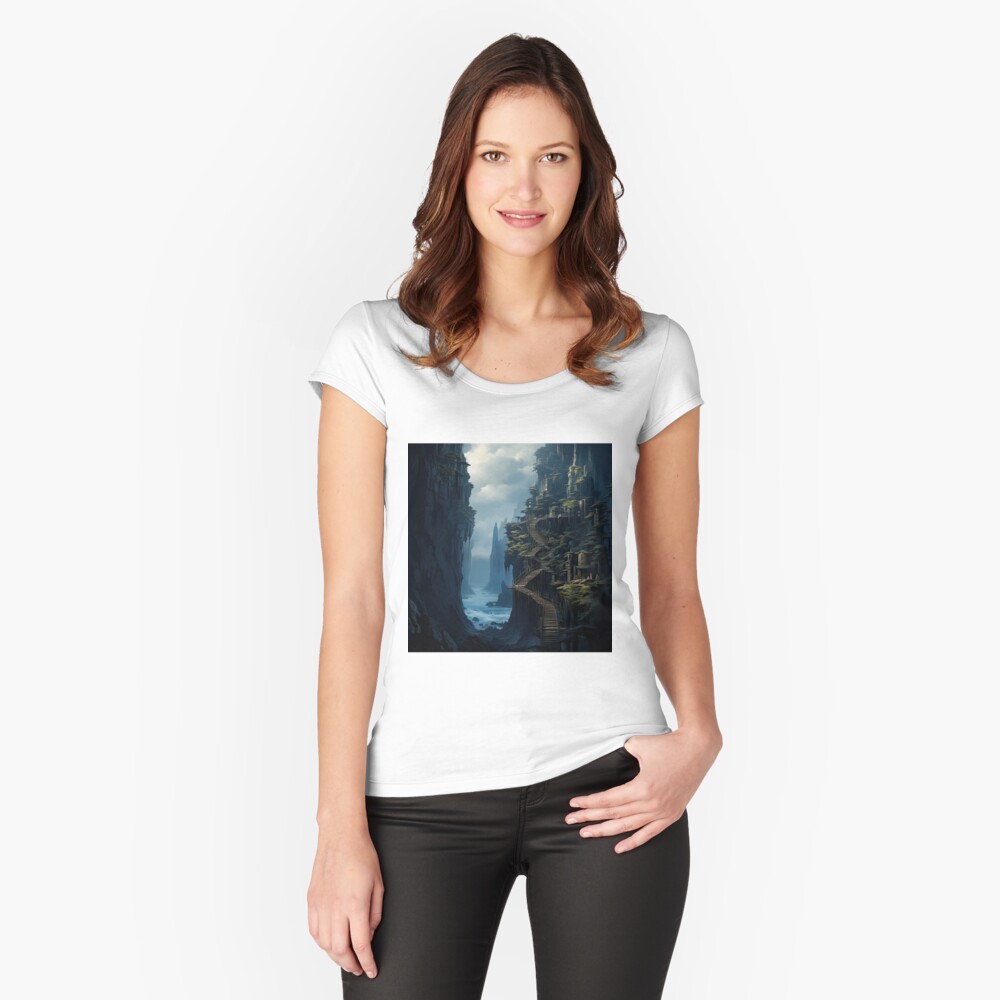 Item preview, Fitted Scoop T-Shirt designed and sold by garretbohl.