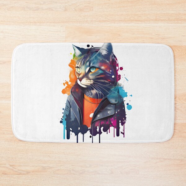 Artikelvorschau, streunende Katze entworfen und verkauft von FabulTrend.