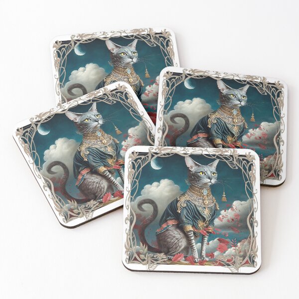 Item preview, The Autumn Cat, Victorian, Gothic and a Fashion Cat designed and sold by Art.Fusion.Studio.