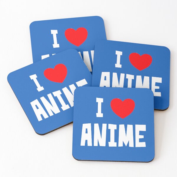 Item preview, I Love Anime (White Text) designed and sold by StudioX27.