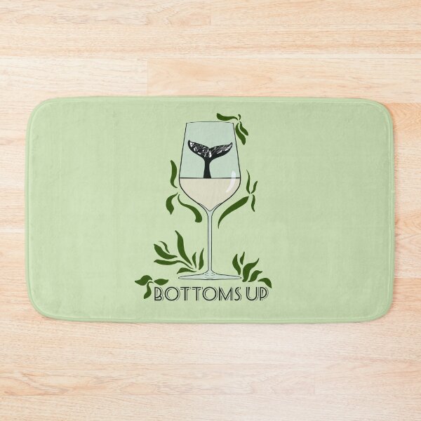 Item preview, Bottoms Up Whale Tail | White Wine  designed and sold by stuffbyjdohde.