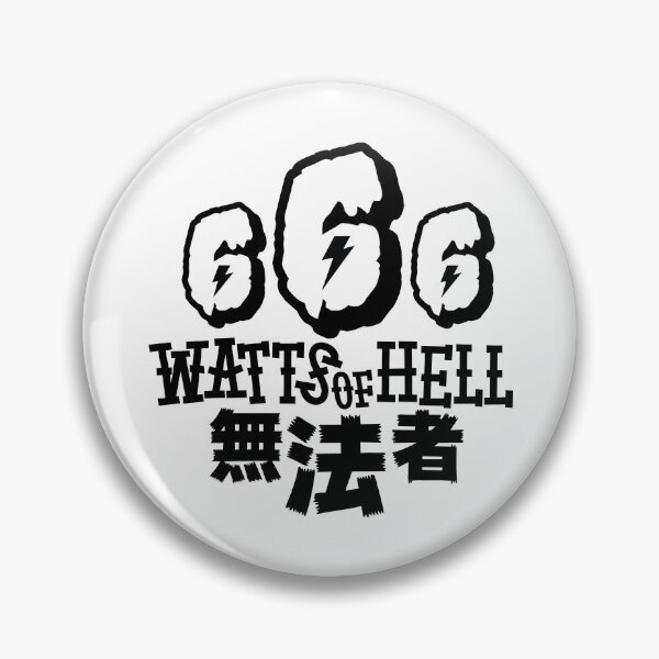 Item preview, 666 Outlaw Watts Of Hell Bicycle Vibe designed and sold by GregInJapanShop.