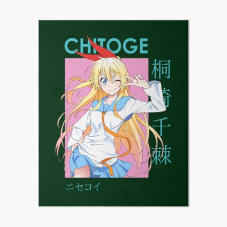 Chitoge Kirisaki Nisekoi False Love Card Anime | Art Board Print