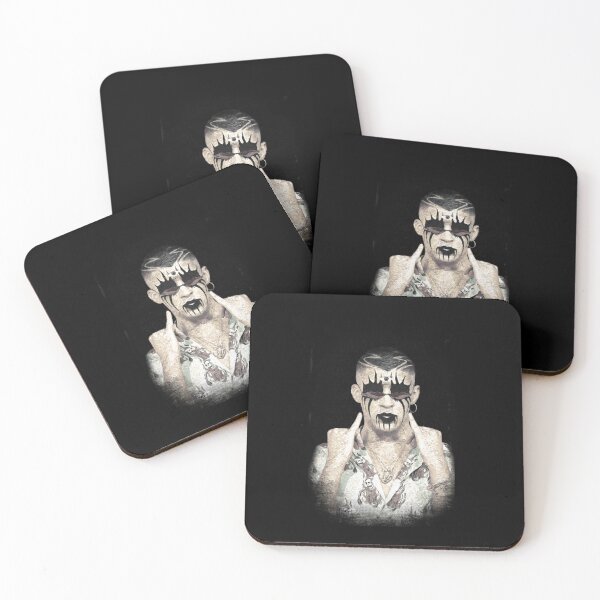 Item preview, Bad Bunny Black Metal Face Paint Parody designed and sold by dorisburkek.