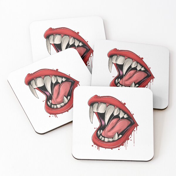 Item preview, Vampire mouth with sharp fangs designed and sold by quanlh.