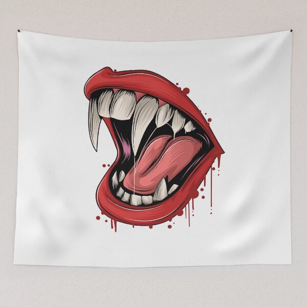 Aperçu de l'œuvre Vampire mouth with sharp fangs créée et vendue par quanlh.
