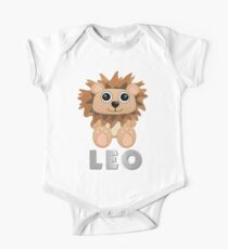 Body de manga corta para bebé Leo Tee
