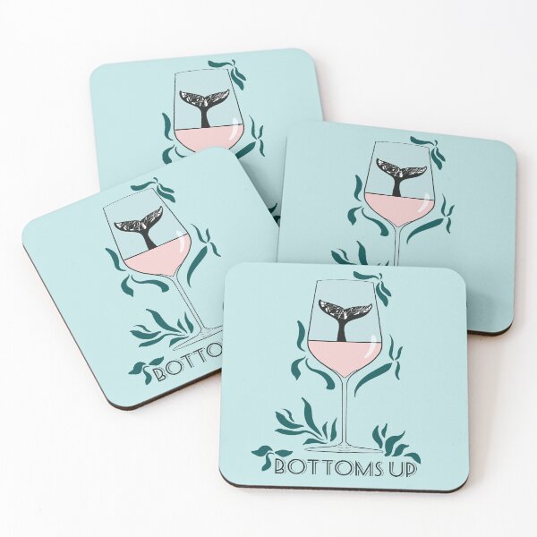 Item preview, Bottoms Up Whale Tail | Rosé designed and sold by stuffbyjdohde.