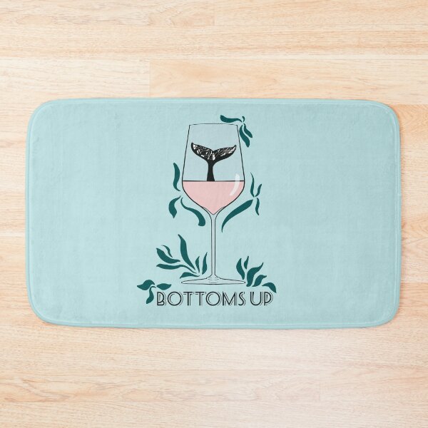 Item preview, Bottoms Up Whale Tail | Rosé designed and sold by stuffbyjdohde.