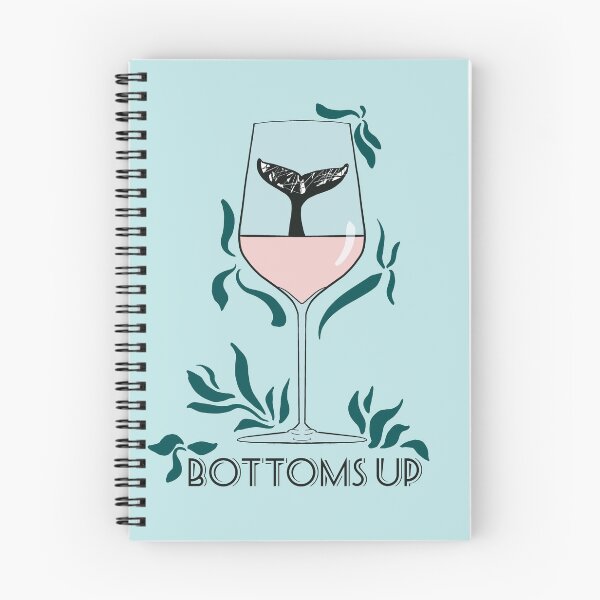 Item preview, Bottoms Up Whale Tail | Rosé designed and sold by stuffbyjdohde.