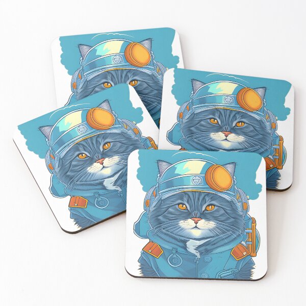 Item preview, Traveling space cat  designed and sold by LifeisStickers.