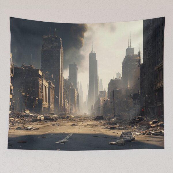 Item preview, Desolate City designed and sold by SparkedVisions.