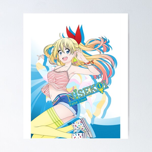 Chitoge Kirisaki Nisekoi False Love Card Anime | Art Board Print