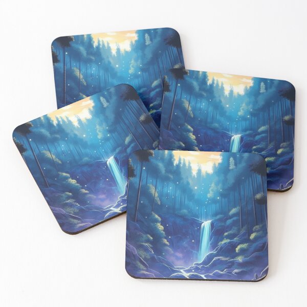 Item preview, Midnight Blues - Captivating Artwork of Tranquil Night Sky designed and sold by joanwatson45.