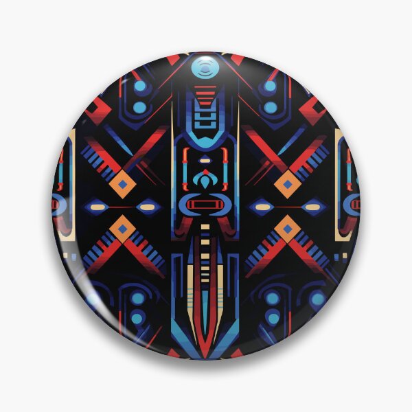Item preview, Futuristic Tribes: A Fusion of Patterns and Technology Design Collection designed and sold by KaonDesign.