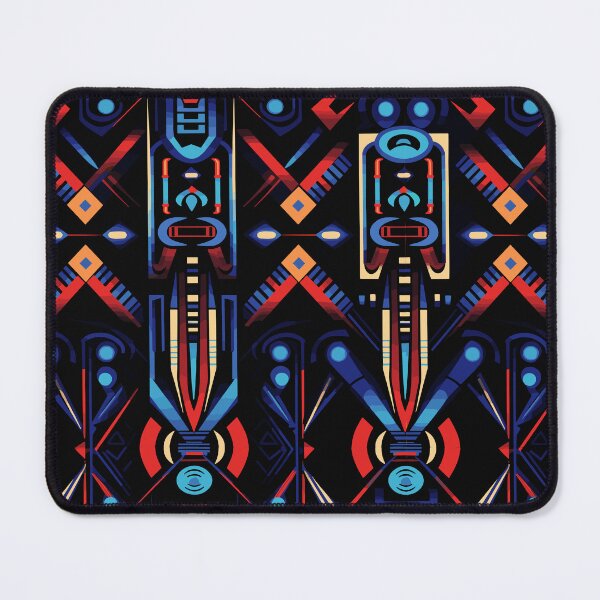 Item preview, Futuristic Tribes: A Fusion of Patterns and Technology Design Collection designed and sold by KaonDesign.