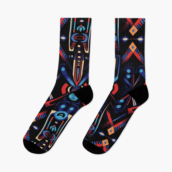 Item preview, Futuristic Tribes: A Fusion of Patterns and Technology Design Collection designed and sold by KaonDesign.