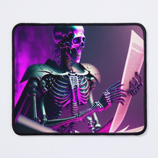 Item preview, A skeleton wearing an old cape reading an ancient grimoir designed and sold by frankbelll.