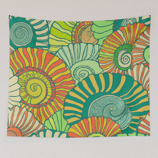 Item preview, Abstract Sea Snail Pattern designed and sold by calibrit.