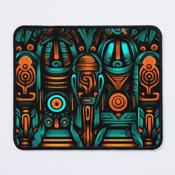Item preview, Futuristic Tribes: A Fusion of Patterns and Technology Design Collection designed and sold by KaonDesign.