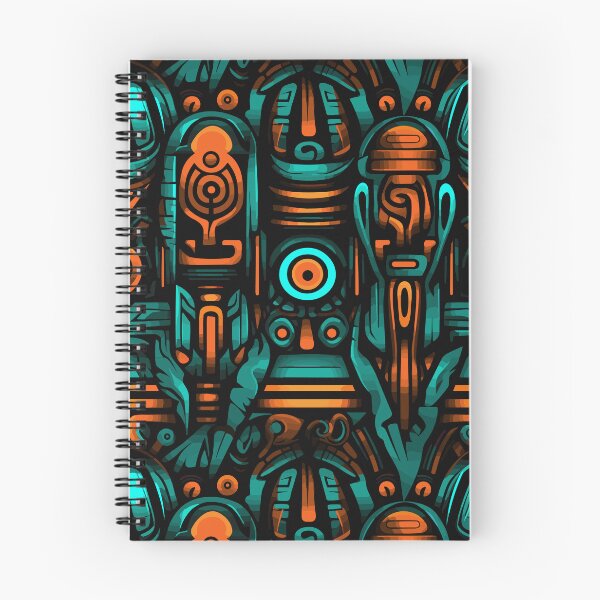 Item preview, Futuristic Tribes: A Fusion of Patterns and Technology Design Collection designed and sold by KaonDesign.
