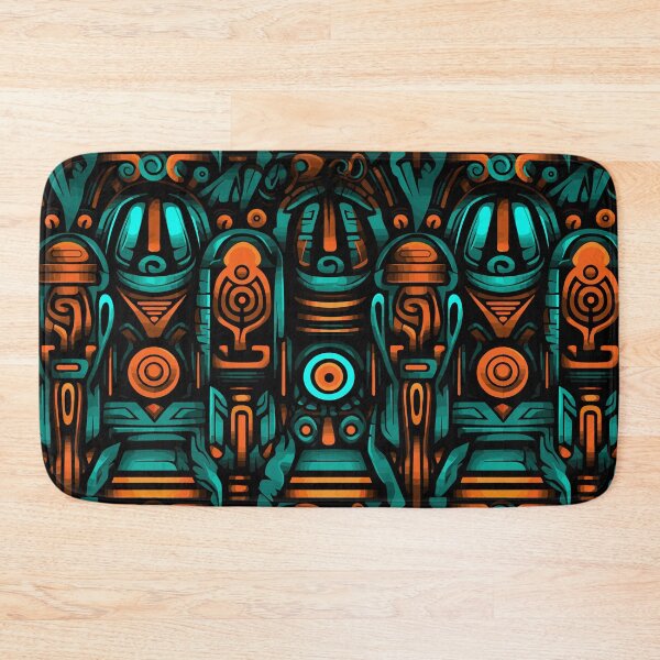 Item preview, Futuristic Tribes: A Fusion of Patterns and Technology Design Collection designed and sold by KaonDesign.