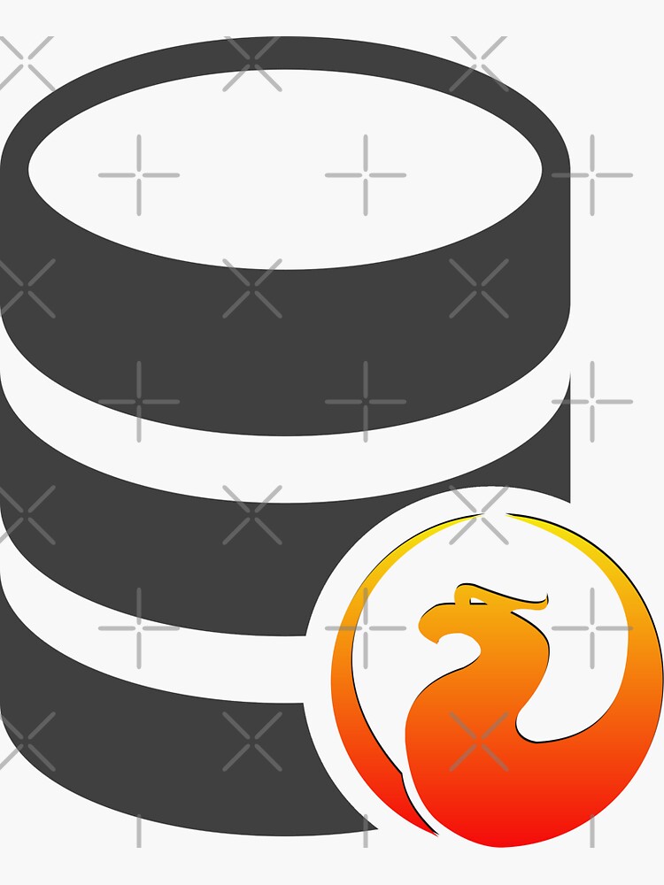 Thumbnail 3 of 3, Sticker, firebird database designed and sold by yourgeekside.
