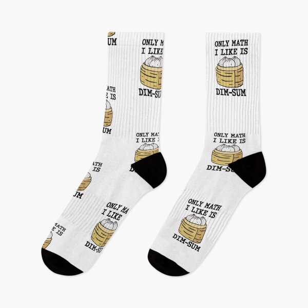 Item preview,  Only Math I Like Is Dim Sum Funny Math Pun Quote designed and sold by AritraSur.