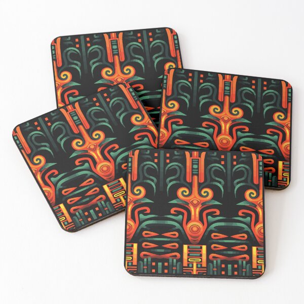 Item preview, Futuristic Tribes: A Fusion of Patterns and Technology Design Collection designed and sold by KaonDesign.