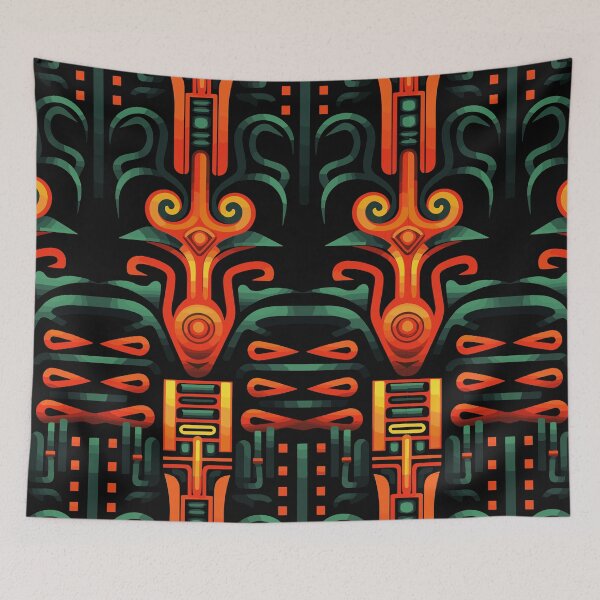 Item preview, Futuristic Tribes: A Fusion of Patterns and Technology Design Collection designed and sold by KaonDesign.