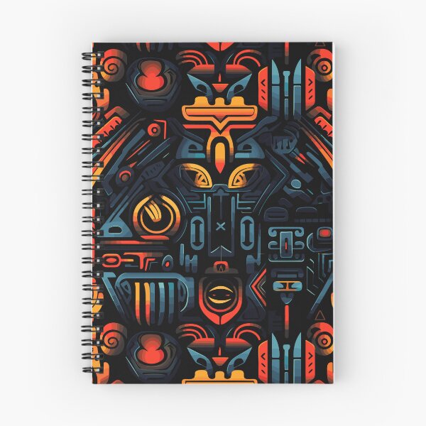 Item preview, Futuristic Tribes: A Fusion of Patterns and Technology Design Collection designed and sold by KaonDesign.