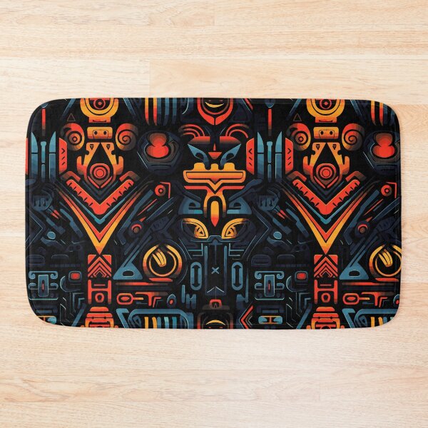 Item preview, Futuristic Tribes: A Fusion of Patterns and Technology Design Collection designed and sold by KaonDesign.
