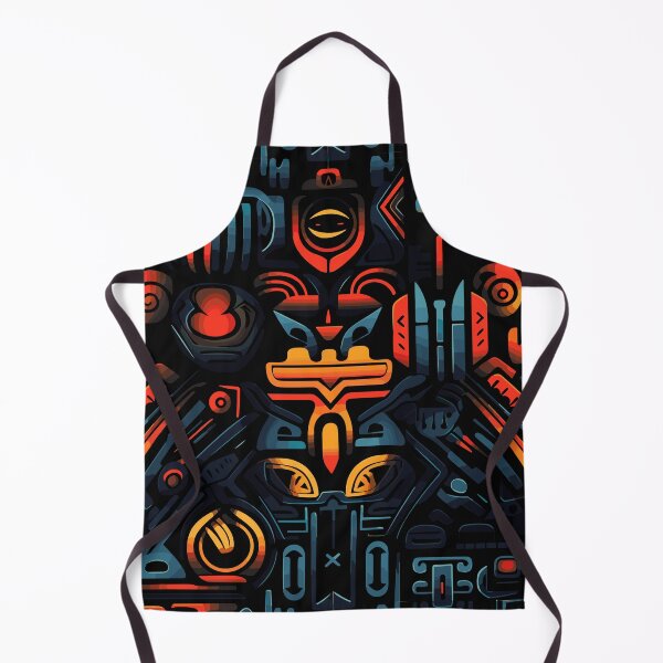 Item preview, Futuristic Tribes: A Fusion of Patterns and Technology Design Collection designed and sold by KaonDesign.