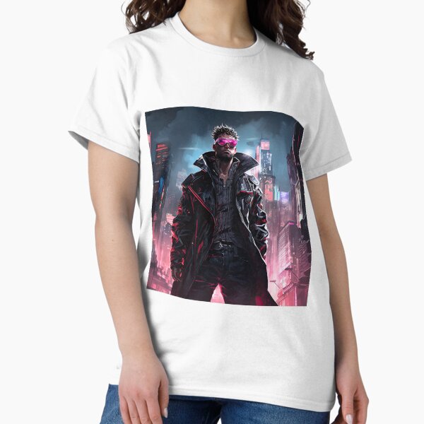 Cool Cyberpunk Dude Classic T-Shirt