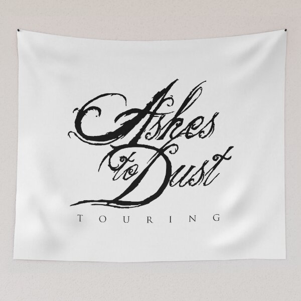 Item preview, Ashes to Dust Touring - Stacked Black logo designed and sold by Ashestodust-AUS.