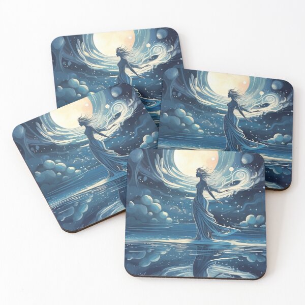 Item preview, Midnight Goddess - Enchanting Artwork of Ethereal Beauty designed and sold by joanwatson45.
