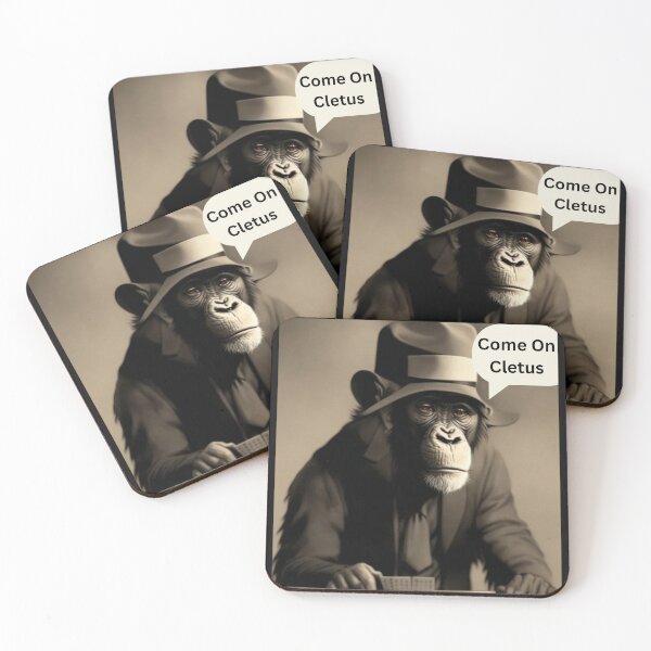 Item preview, "MONKEY BIZ " COME ON CLETUS designed and sold by JakardPenn.