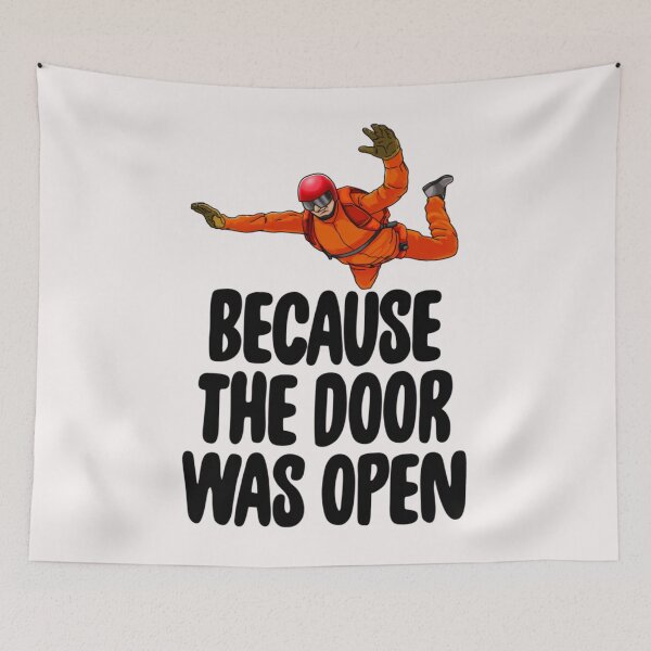 Item preview, Because The Door Was Open Orange   designed and sold by OlFarrell55.