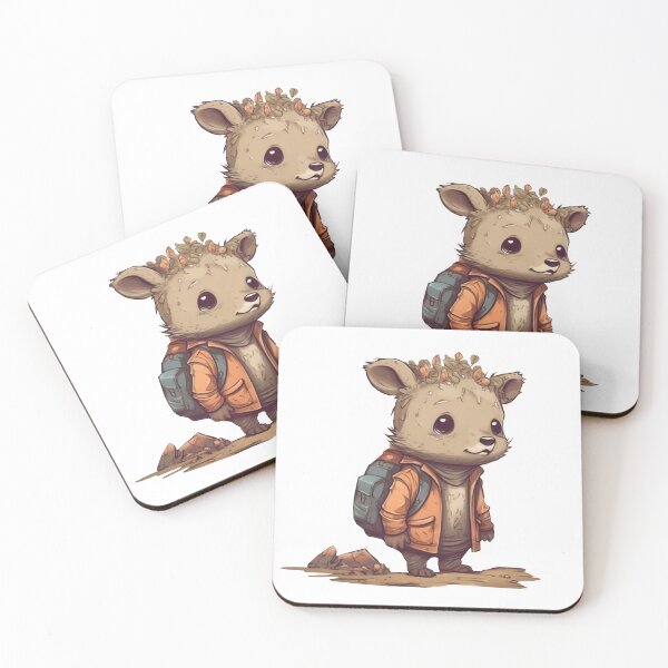 Item preview, Cute deer in post-apocalypse designed and sold by Lexa Pix.